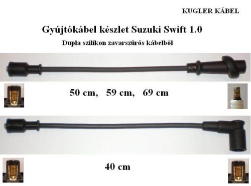 Gyújtókábel garnitúra, Suzuki Swift 1.0