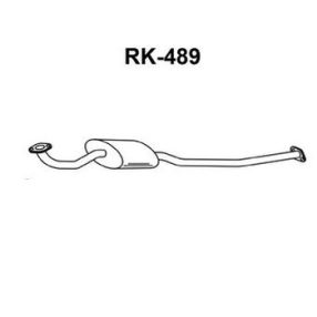 Kipufogó leömlőcső RK-489, Suzuki
