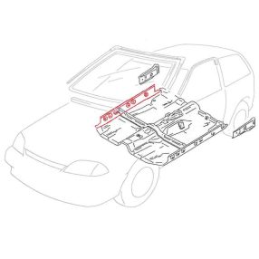 Belső küszöb, jobb, 3 ajtós Suzuki Swift MKII