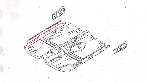 Fenéklemez javító perem, jobb, Suzuki Swift MKII 4-5 ajtós