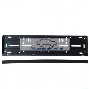 Rendszámtábla keret alsó léces