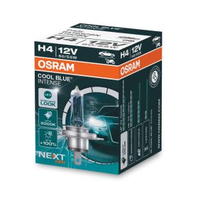 64193CBN-1db OSRAM 12V H4 60/55W COOL BLUE izzó