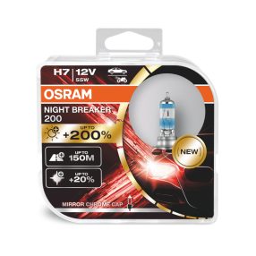 64210NB200-2DB OSRAM 12V H7 +200% izzók párban