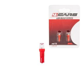 92643 12V  1,2W T5/BEDUGÓS/ LED PIROS 2db izzó