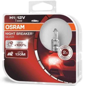 64150NBS-2DB OSRAM 12V H1 55W +100%  izzók párban