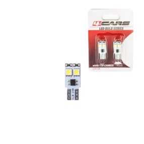 92537 12V CANBUS T10 4LED SMD FEHÉR  2db izzó