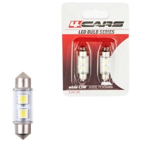 92506 12V SZOFITA C5W LED T11X36mm FEHÉR izzók párban