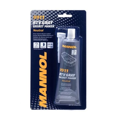 Mannol 9911, Mannol Tömítőpaszta, szürke, szilikon neutral, 85g .