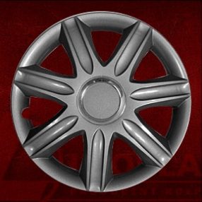 Leo Crom Grafit dísztárcsa, ezüst, 13"