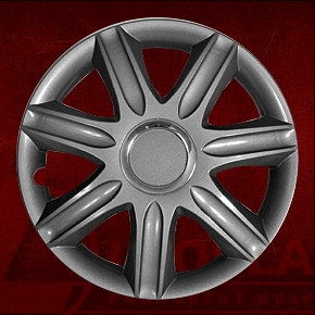 Leo Crom Grafit dísztárcsa, ezüst, 13"