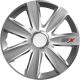 GTX Carbon Silver dísztárcsa, ezüst, 15"