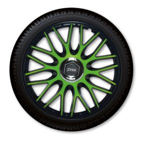 Orden Green Black dísztárcsa, zöld-fekete, 15"