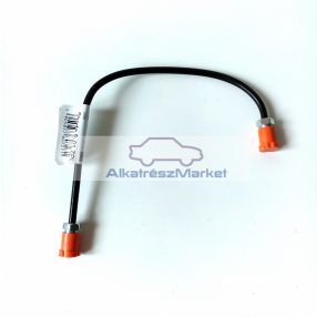   Skoda 105, 120 első fém fékcső, féknyereg és gumi fékcső összekötő csöve bal