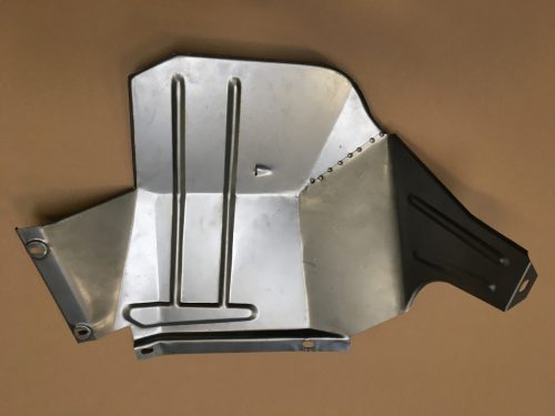 Skoda 105, 120 motortér alsó burkolat JOBB