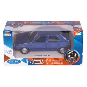 Skoda Favorit játékautó 1:34 Welly