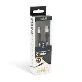 Töltőkábel, 2m, USB C