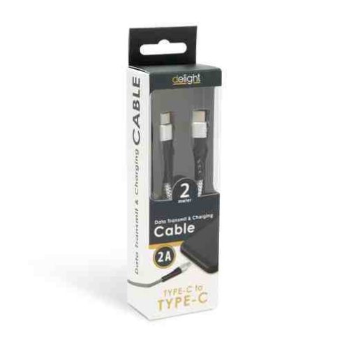 Töltőkábel, 2m, USB C