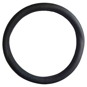 Kormányvédő fekete, bőr hatású, szellőző 38cm