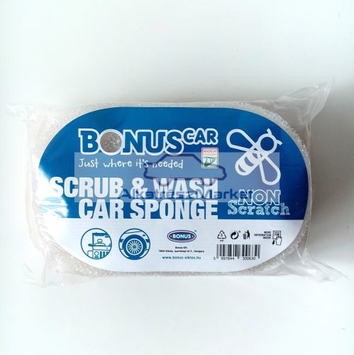 BonusCar Scrub&Wash rovareltávolító autómosó szivacs
