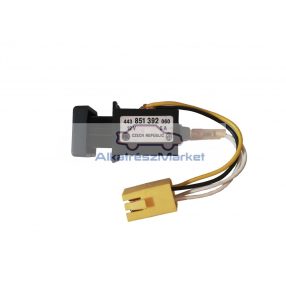 Skoda Favorit fűtéskapcsoló, fekete, sárga csatlakozós