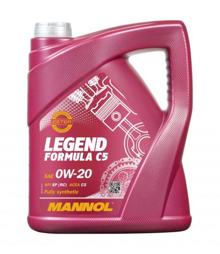 Mannol 7921, Mannol Legend Formula 0W-20 5L motorolaj
