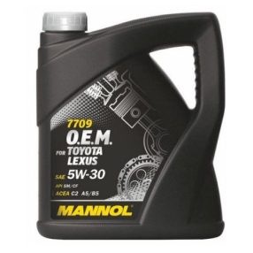Mannol 7709, Mannol OEM toyota/Lexus 5W-30 motorolaj 4L