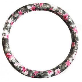 Kormányvédő 38cm virág mintás TH38154