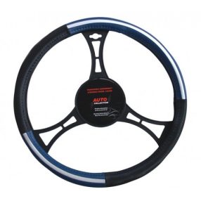 Kormányvédő fekete-kék 42-44cm 43198