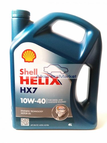 SHELL HELIX HX7 10W-40 motorolaj 4l