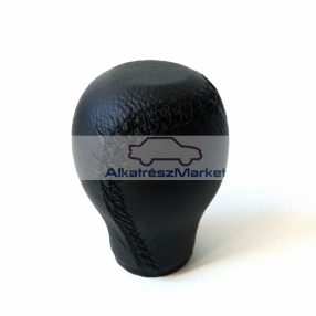 Váltógomb fekete, fekete varrással M12