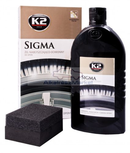 K2 SIGMA 500 ml - fényes gumiápoló gél
