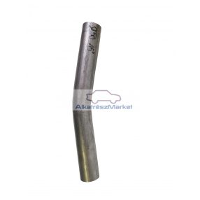 Kipufogó hajlított ív Ø50 15°