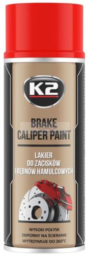 K2 BRAKE CALIPER paint 400ml - piros féknyereg festék