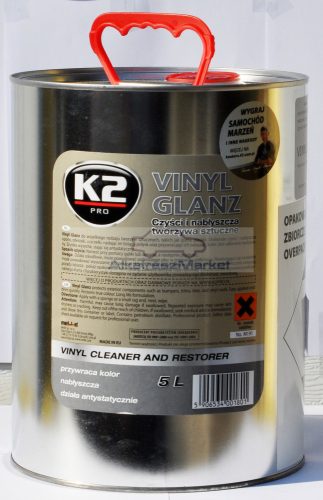 K2PRO VINYL GLANZ 5l műanyag ápoló-fényesítő