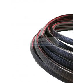 Ajtó élvédő fekete, méterben