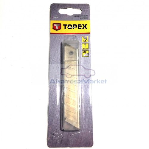 TOPEX tapétavágó kés penge, 10 db, 18 mm