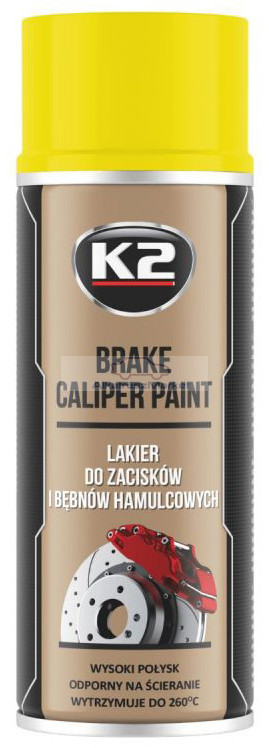 K2 BRAKE CALIPER paint 400ml - sárga féknyereg festék